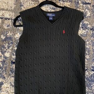 Polo Back Knit vest